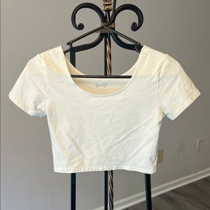 Brandy Melville Cream Crop Top